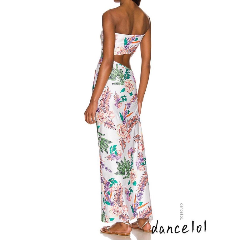 Đầm Dài Không Tay Hở Lưng Quyến Rũ Hợp Thời Trang 1O1