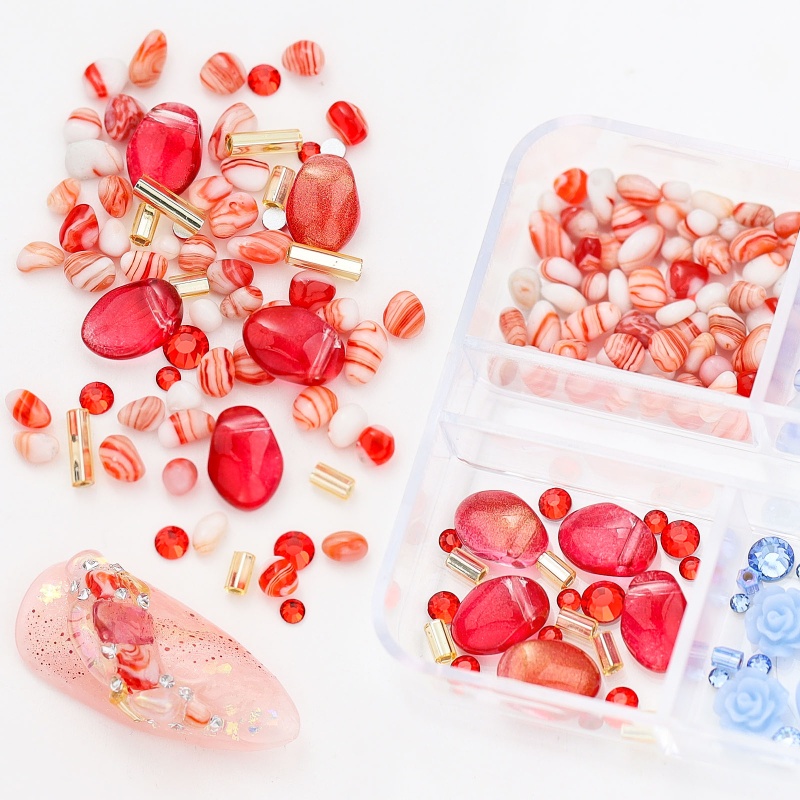 Hạt Pha Lê 3D Lấp Lánh Trang Trí Móng Nghệ Thuật
