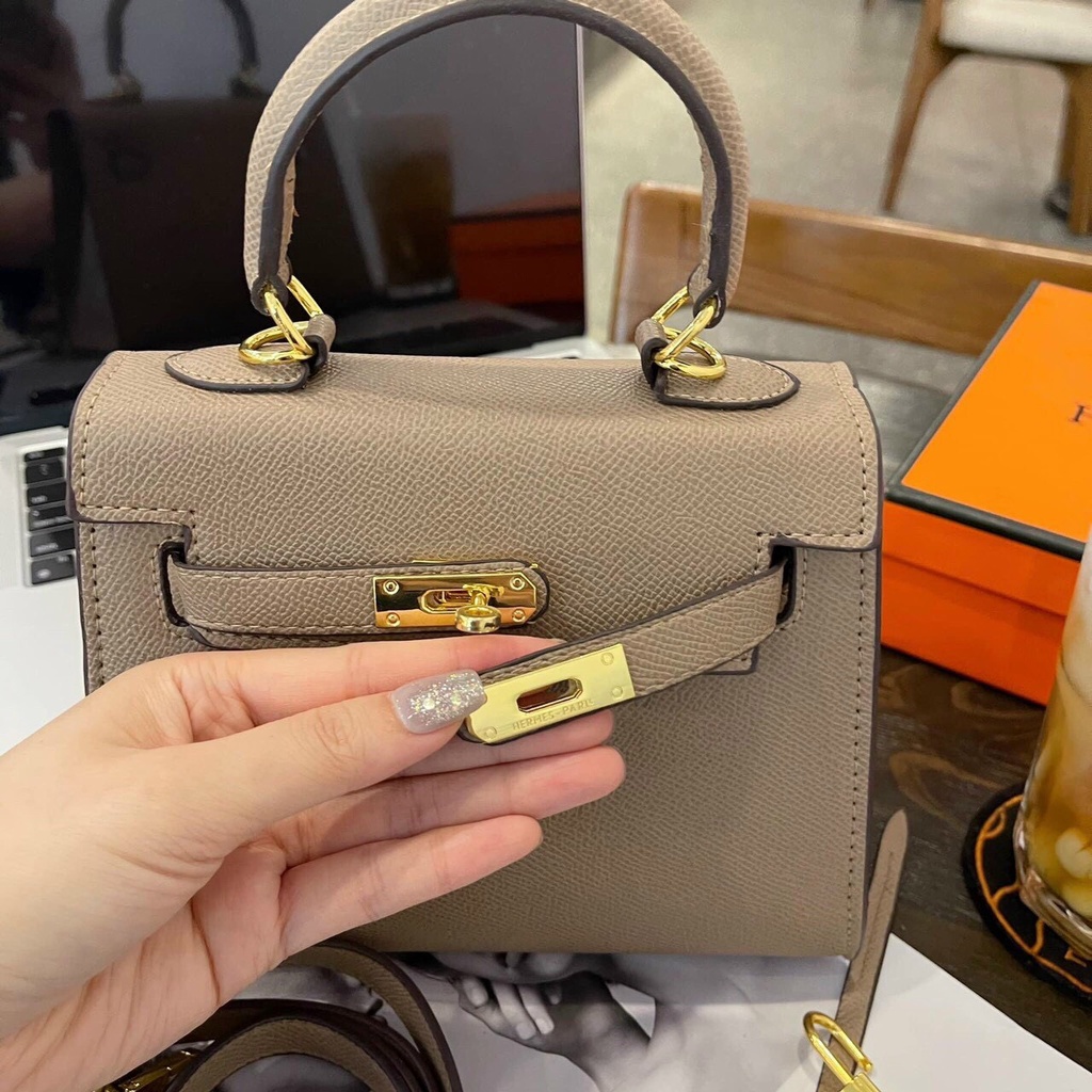 FREE SHIP Túi xách kelly size 21 đeo chéo nữ đẹp thời trang cao cấp SHOPDUYENCUONG