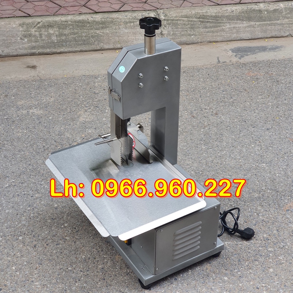 Máy thái thịt đông lạnh, máy cưa xương ống, xương bò, xương lợn