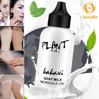 [Hàng mới về] Kem lót trang điểm chiết xuất sữa dê dưỡng ẩm và làm trắng da