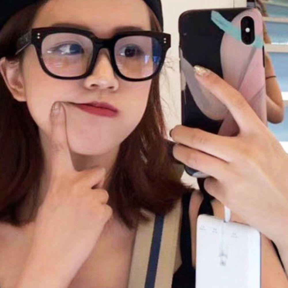 Mắt Kính Gọng Vuông Lớn Chống Ánh Sáng Xanh Thời Trang Vintage Dành Cho Máy Tính