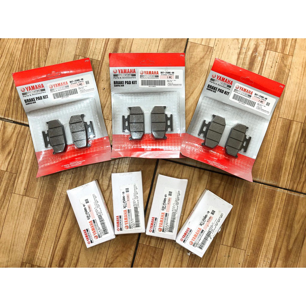 Bộ bố thắng dĩa trước sau cho YAMAHA R15v3/ FZ155i / MT-15/ XSR155 chính hãng