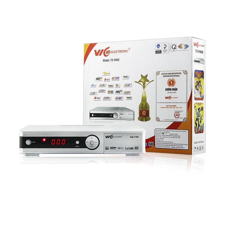 ĐẦU THU TRUYỀN HÌNH SỐ MẶT ĐẤT DVB T2 VIC VN02