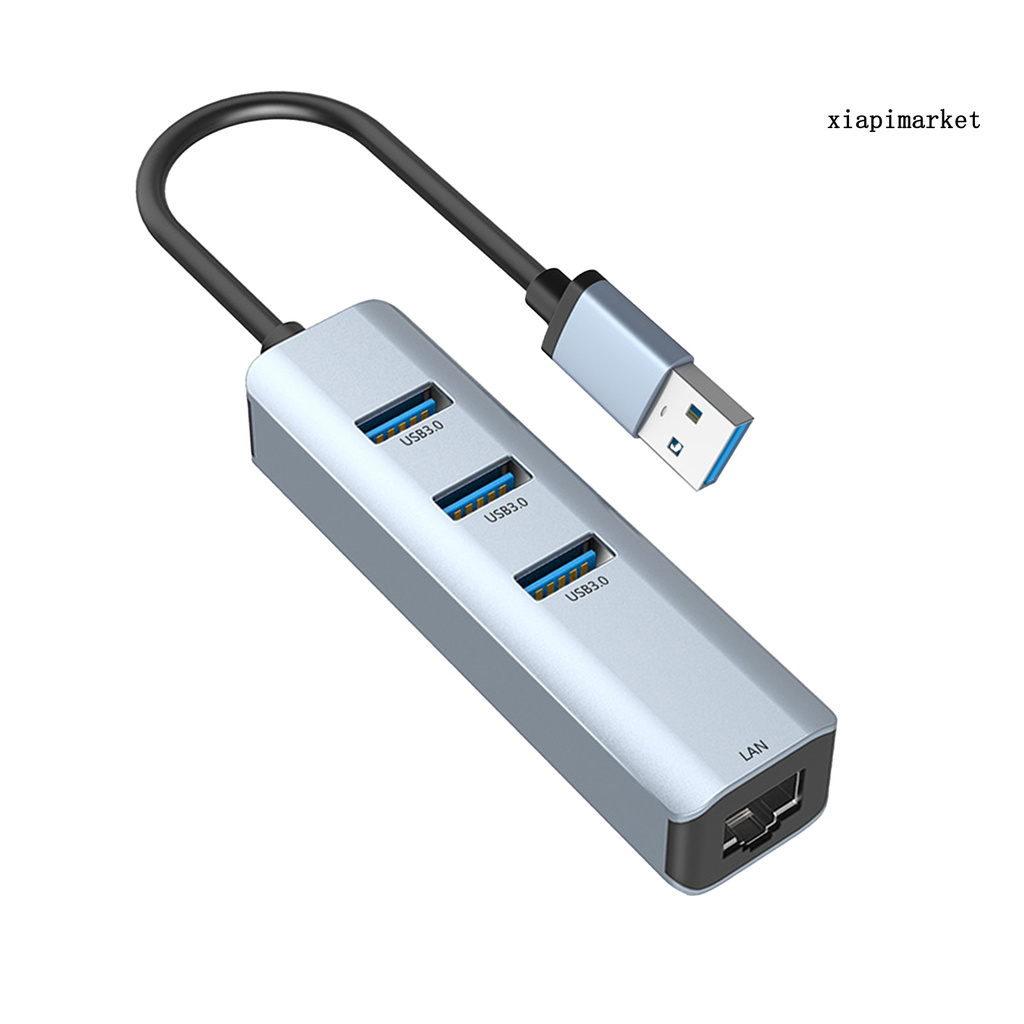 Bộ Chia 3 Cổng Usb 3.0 Hub Sang Rj45 Lan Cho Macbook Mac