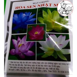 HẠT HOA SEN NHẬT MINI - GÓI 5 HẠT