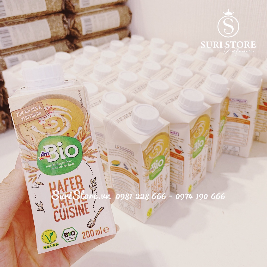 Kem tươi yến mạch hữu cơ dmBio