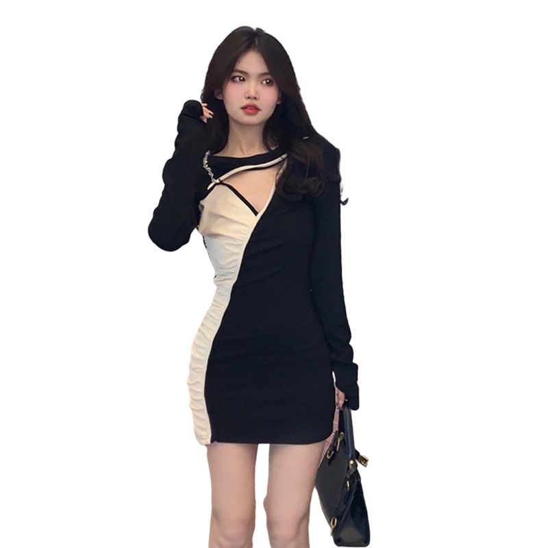 Đầm ngắn Perty dáng ôm phong cách Hàn Quốc thời trang gợi cảm cho nữ