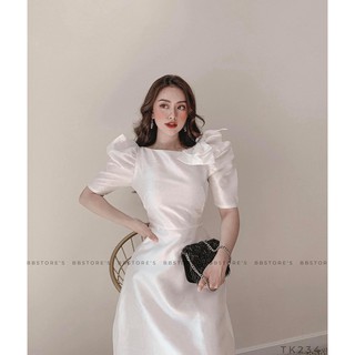  [BBSTORE'S] Đầm Nơ Vai Xoè Gadan -TK234
