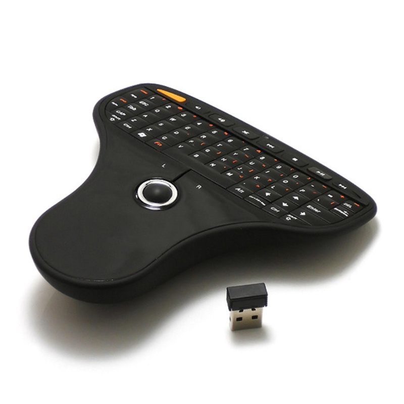 Remote Điều Khiển Chuột Đa Phương Tiện Không Dây Mini 0 75 InTrackball 2 4GHz