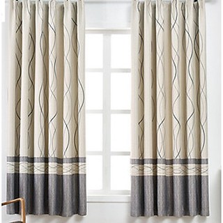 Rèm cửa sợi xám size 1m ngang x 2m cao - bygd
