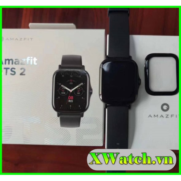 Cường lực dẻo Amazfit GTS, GTS 2, GTS 2 mini  dán full màn viền đen amazfit gts - GTS4 mini