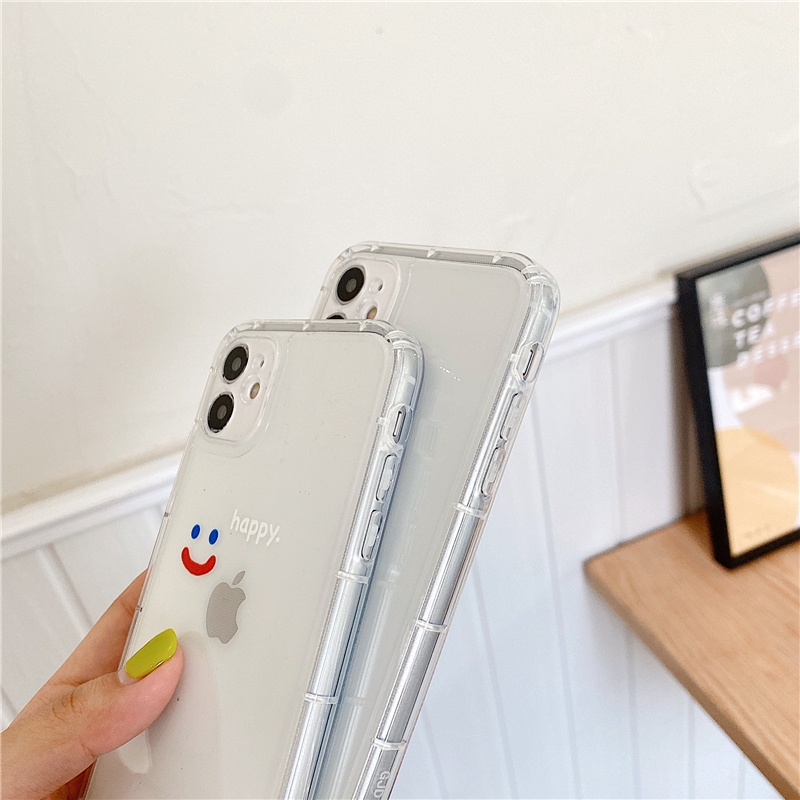Ốp iphone - Ốp lưng Mặt cười nice & happy trong suốt 5s/6s plus/7/8/7plus/8plus/x/xs/xs max/11/11promax- Awifi Case S1-3 | BigBuy360 - bigbuy360.vn