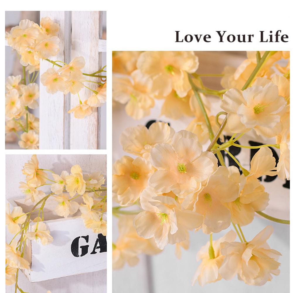 Dây Hoa Anh Đào Nhân Tạo Dài 2M Dùng Trang Trí Tiệc Cưới