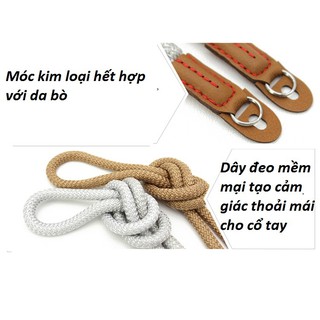 Dây máy ảnh cổ tay hand strap Shetu