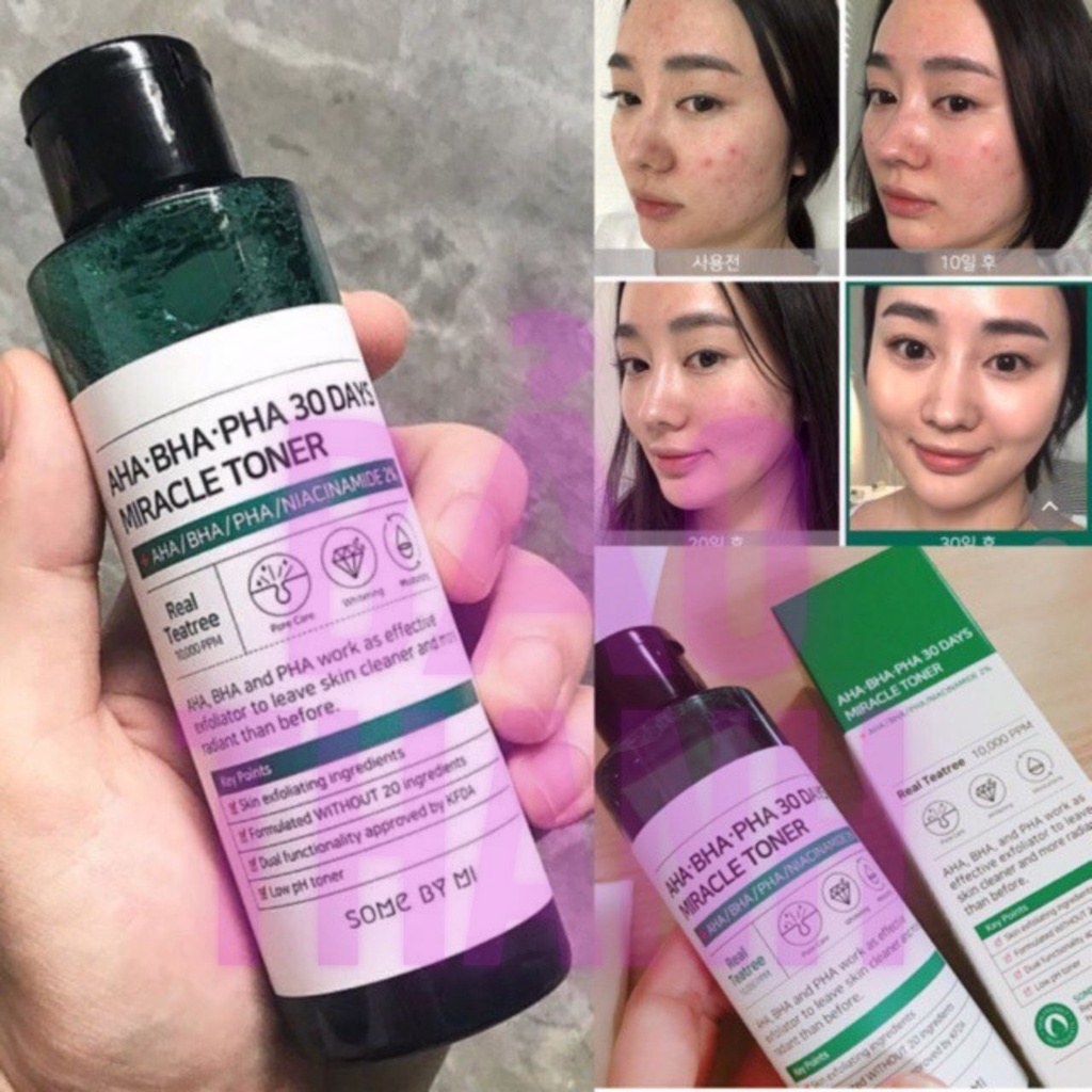 Toner Dưỡng Ẩm Làm Sạch Some By Mi AHA BHA PHA 30 Days Miracle Toner, 150ml_bao_thanh.cosmetic | BigBuy360 - bigbuy360.vn