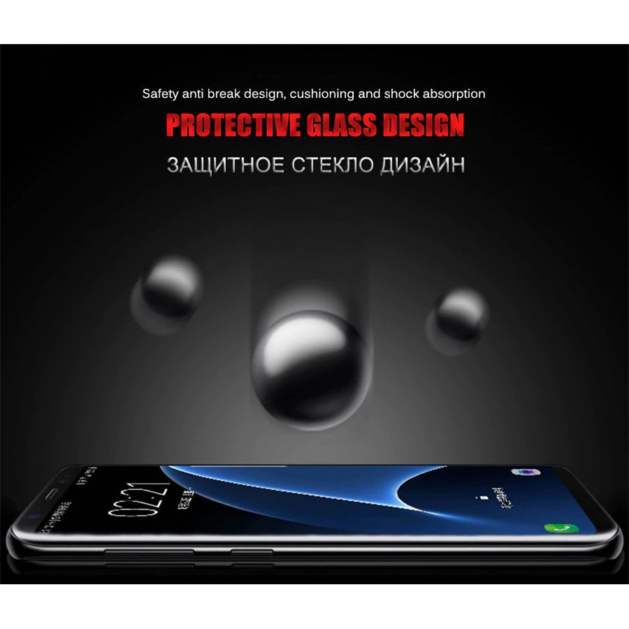 Miếng dán 5D Full màn cho Samsung Galaxy A6 Plus - Đen