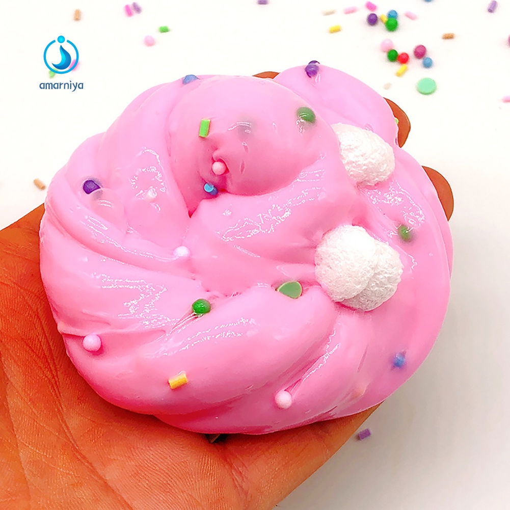 Đồ Chơi Slime Mềm Không Dính Giảm Căng Thẳng Cho Trẻ Em DIY