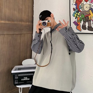 ( order) Áo gile nam xẻ tà