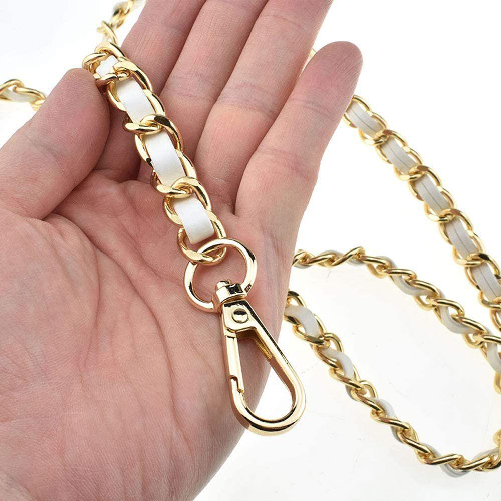 Chuỗi Túi DARON|Dây Xích Kim Loại Đeo Túi Xách Bằng Da PU Có Thể Tháo Rời Diy