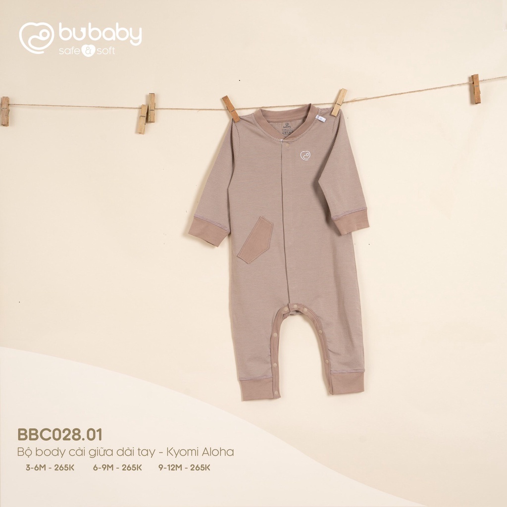 BUBABY Body cài giữa dài tay Kyomi Aloha