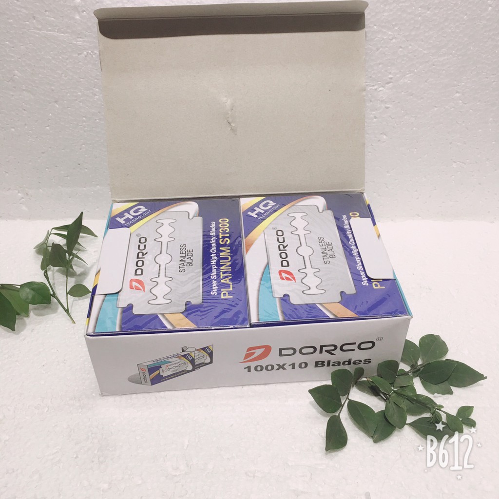 Dao lam Dorco mẫu mới 2020. Hàng công ty. Hộp 100 lưỡi lam