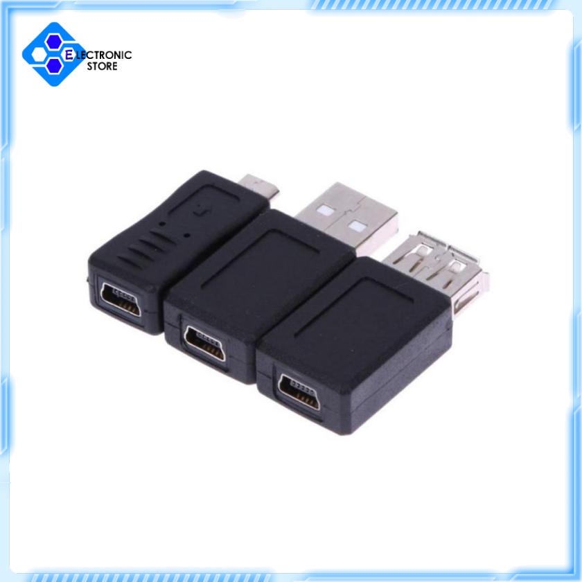Set 12 Bộ Chuyển Đổi Dữ Liệu Otg Usb 2.0 A Male Sang Female Micro-B | BigBuy360 - bigbuy360.vn