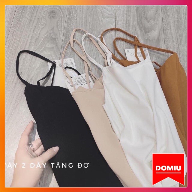 Váy 2 dây, đầm xuông - chất đũi lụa trơn basic nữ | BigBuy360 - bigbuy360.vn