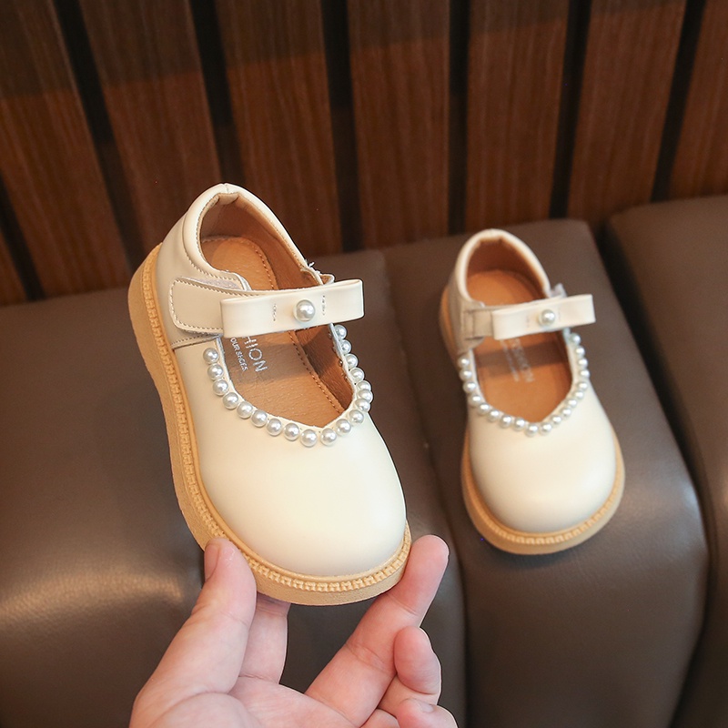 Giày Búp Bê Da Đế Mềm Chống Trượt Cho Bé Gái 2-8 Tuổi