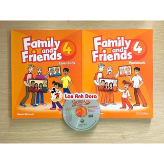 Đồ chơi - Family and friends 4 SB+WB (1st) + đĩa