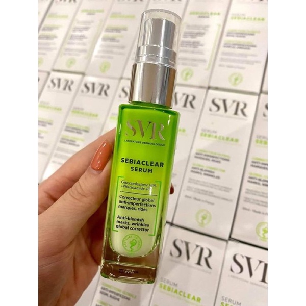 Serum SVR Sebiaclear Kiềm Dầu Giảm Mụn Mờ Thâm Chống Lão Hóa 30ml