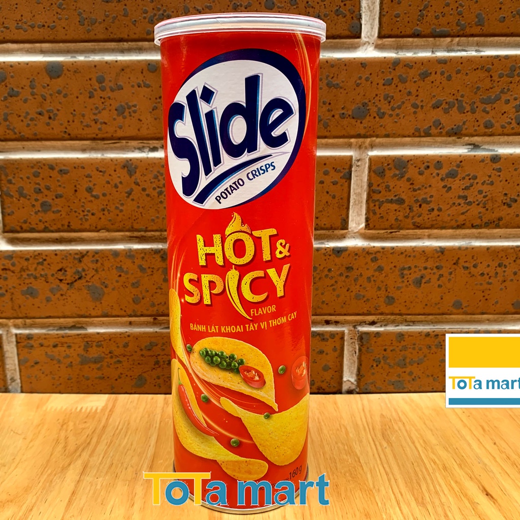 Khoai tây chiên SLIDE POTATO lớn 150g đủ 6 vị. Date mới nhất