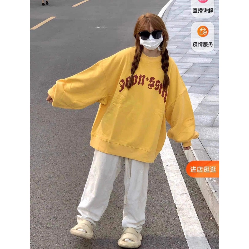 Áo sweater nỉ  form rộng nam nữ cổ bẻ cao  tay dài có khóa kéo hàn quốc màu đen Unisex