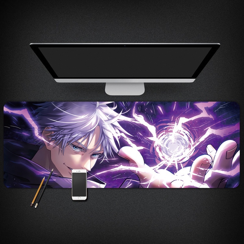 Lót chuột, pad chuột hoạ tiết Jujutsu Kaisen Anime cỡ lớn siêu bền, màu in sắc nét Big Cat Shop