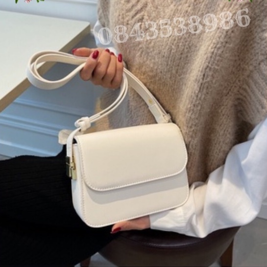 Túi  Basic đeo chéo , túi đeo vai kiểu dáng basic dễ phối đồ hàng hót 2022 size 20