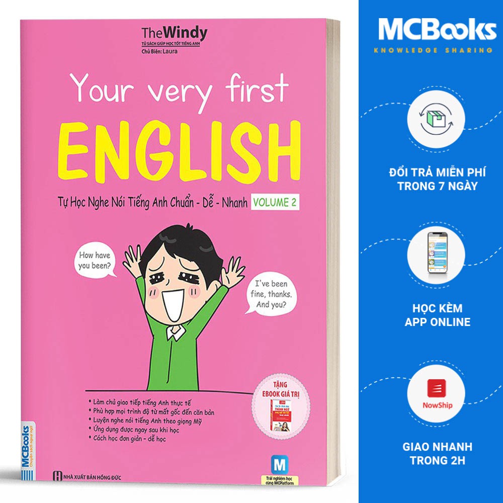 Sách - Your Very First English - Tự Học Nghe Nói Tiếng Anh Chuẩn Dễ Nhanh Volume 2 - Học Kèm App Online