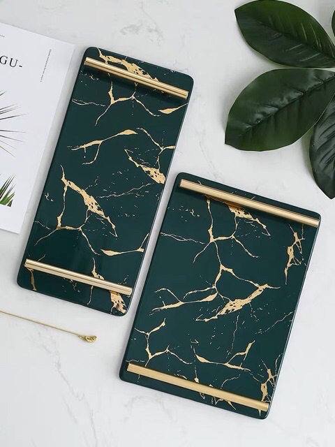 Khay sứ để đồ decor cao cấp(có sẵn) | BigBuy360 - bigbuy360.vn