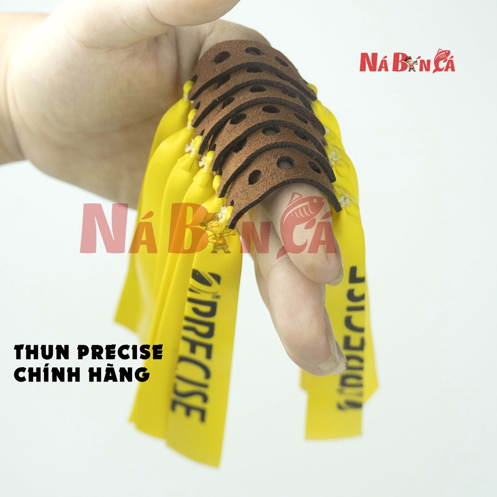 5 Dây ná cao su cao cấp màu vàng, dây ná precise chính hãng, dày 0.55mm khổ 13 19 150mm độ chính xác cao, siêu bền [V3R]