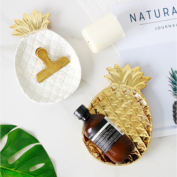 HOT DEAL⚡ Đĩa để đồ ăn quả dứa cute CỰC XỊN