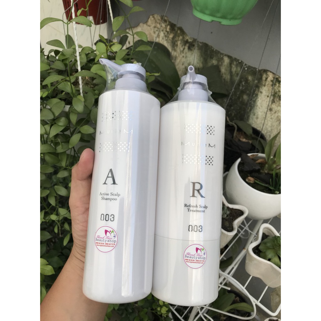 Gội xả dành cho da dầu và chống rụng MURIEM Scalp A-R 660ml/620g