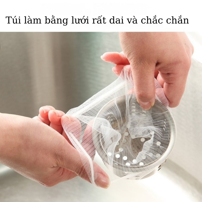 Túi lọc rác bồn rửa chén thông minh, lưới lọc rác bồn rửa bát ngăn tắc cống