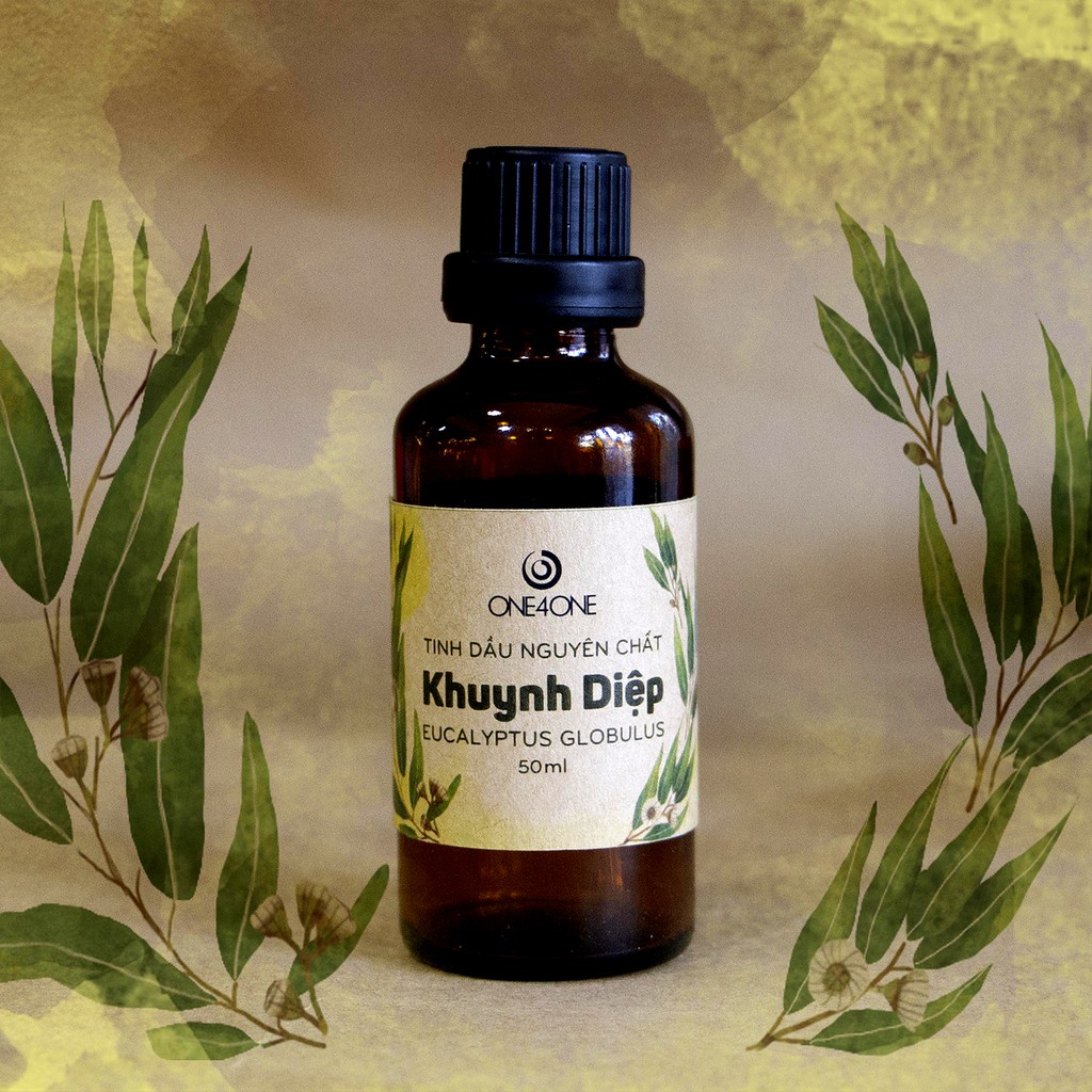 Tinh Dầu Khuynh Diệp - Bạch Đàn Thiên Nhiên Nguyên Chất 100% One4One 10ml - 50ml - Eucalyptus Essential Oil