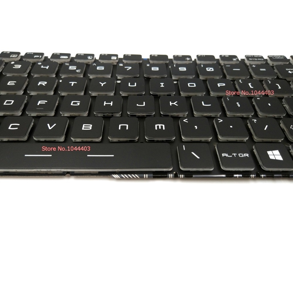 Bàn Phím Laptop Msi Gl62 Gl72 6qc 6qd 6qf Màu Đen Không Khung