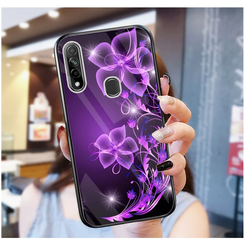 Ốp Lưng OPPO A31 2020 mặt kính cường lực cao cấp