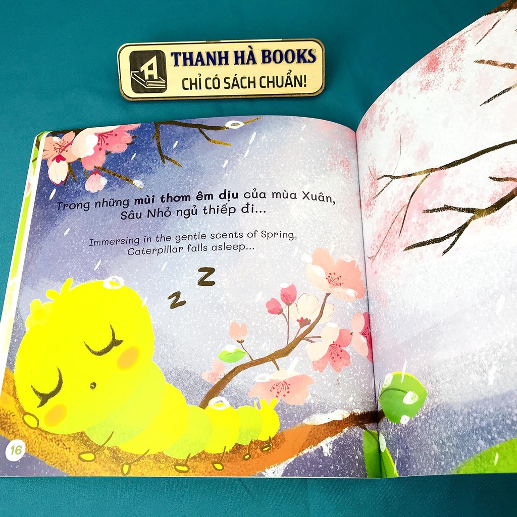 Sách - Xuân - Hạ - Thu - Đông - Bộ 4 quyển (đọc to cùng cả nhà - bìa mềm cho bé 0 - 6 tuổi)
