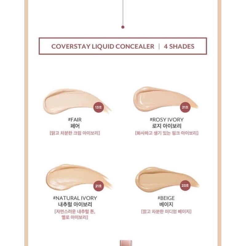 Kem Che Khuyết Điểm Pony Effect Coverstay Concealer | WebRaoVat - webraovat.net.vn