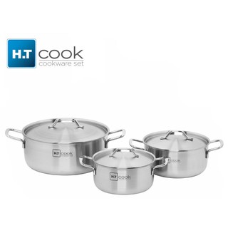 Bộ 3 nồi ht cook inox 430 cao cấp