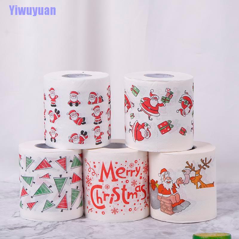 Cuộn Giấy Vệ Sinh In Họa Tiết Giáng Sinh