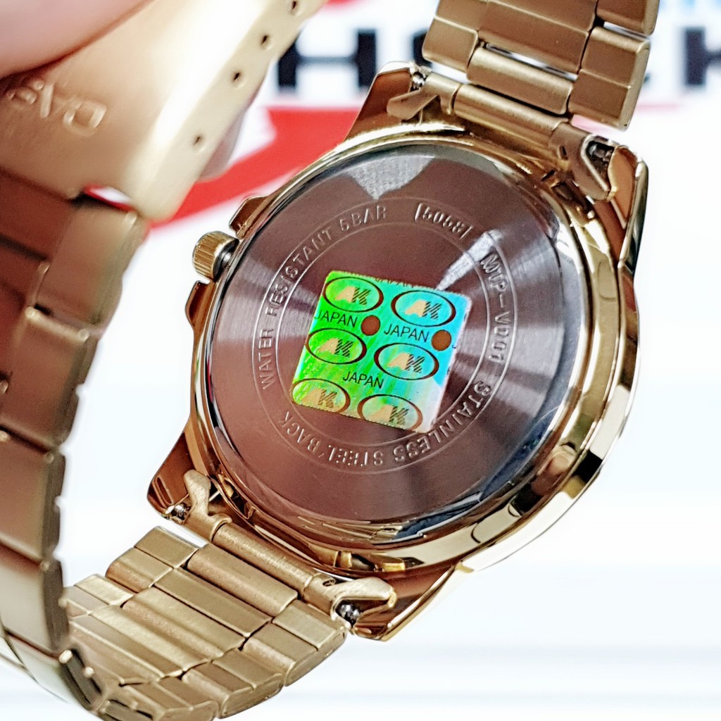 Đồng hồ nam dây kim loại Casio Anh Khuê MTP-VD01G-9EVUDF