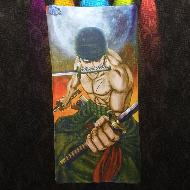 Khăn Mặt In Hình Nhân Vật Luffy Trong Phim Hoạt Hình One Piece